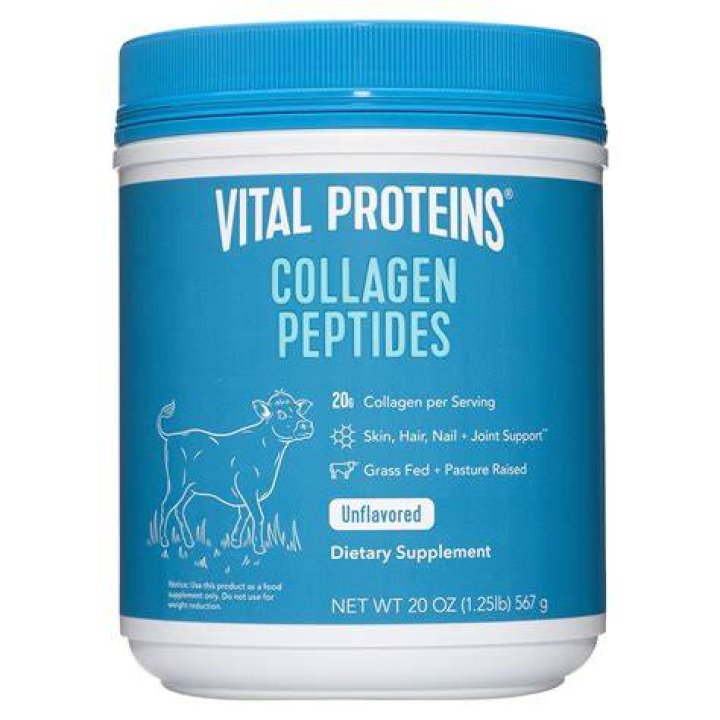 Vital Proteins Collagen Peptides Unflavored Powder Supplement 24 Ounces