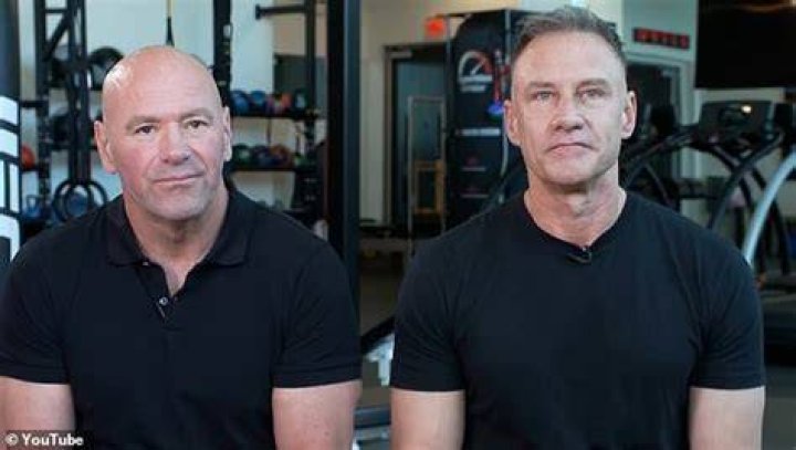 White (pictured left) previously turned to medical help from 'biohacker' Mr Brecka, who told the fighting mogul he had just over 10 years to live based on blood and DNA samples