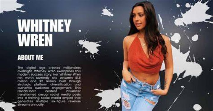 Who Is Whitney Wren? Net Worth, Lifestyle, Age, Height, Weight, Family, Wiki, Measurements