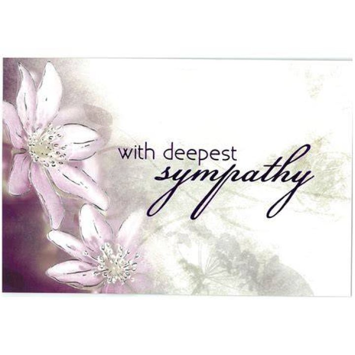With Deepest Sympathy Card WHEN You LOOSE Someone LOSS Of SISTER Cards SYMPATHY Cards