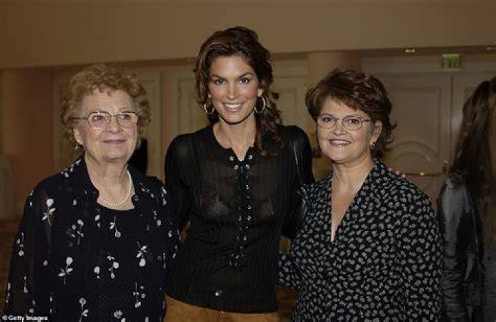 With mom and grandma: Cindy, middle, with grandma Dorothy left and mom Jenny right in 2003 in Beverly Hills