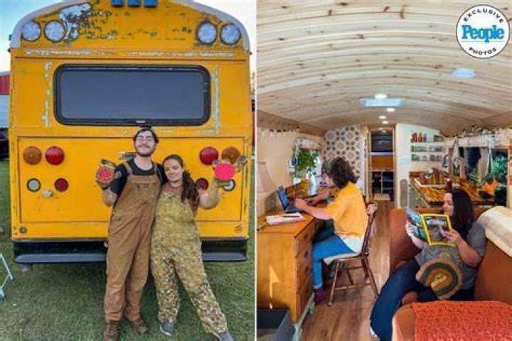 Woman buys old bus for $7,000 and turns it into a stunning tiny home