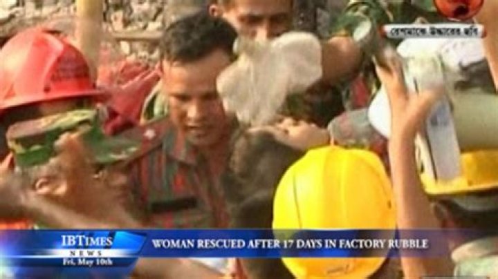 Woman Rescued in Bangladesh Rubble 17 Days After Collapse The New York Times