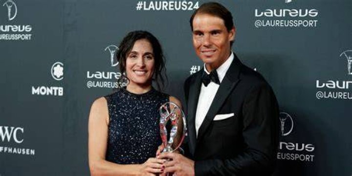  Xisca Perello supports Nadal at the Wimbledon 2019 semi-final